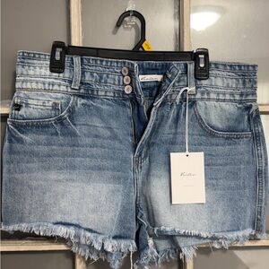 KanCan Blue Jean Shorts High-Waisted Relaxed Fit